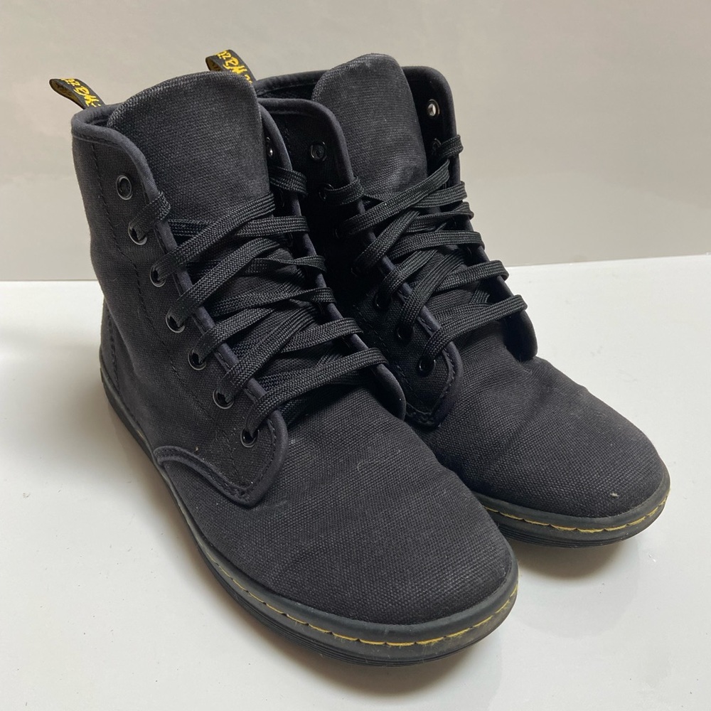 Dr martens Alfie canvas lace ankle boots Sz 8